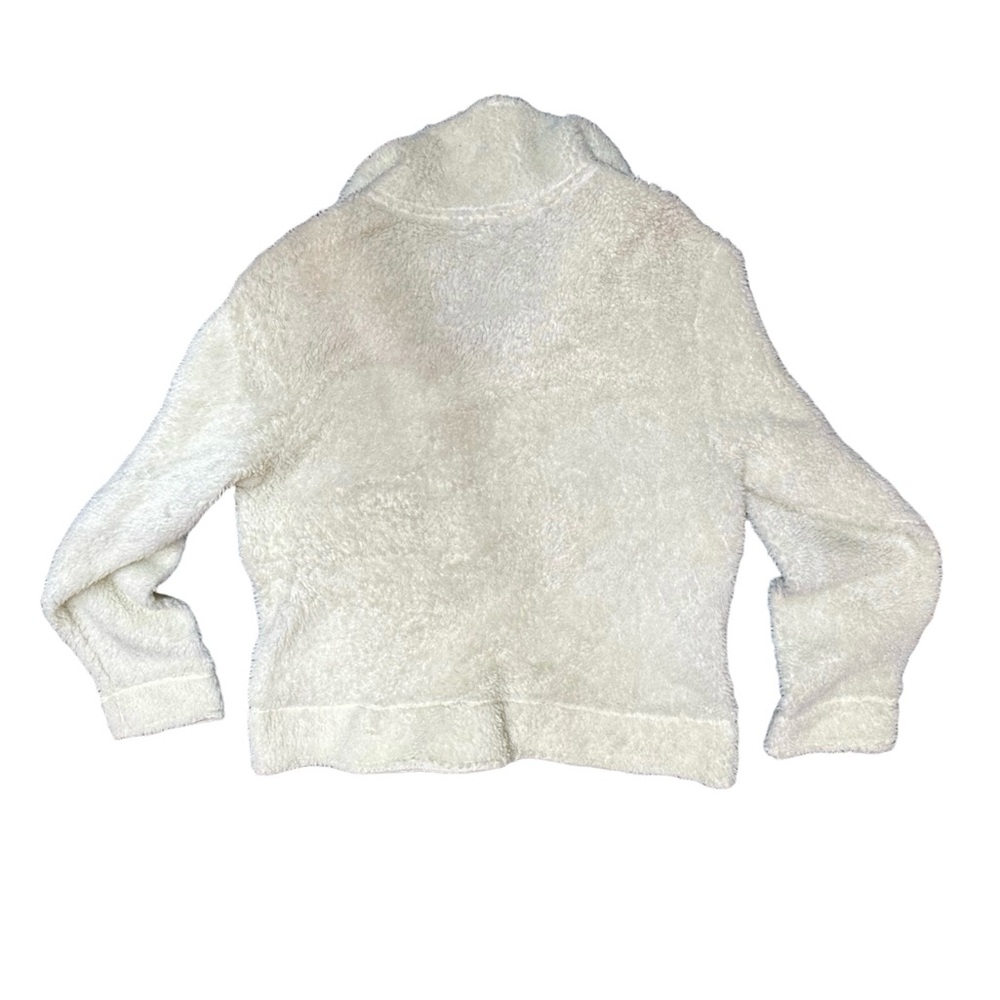 L.L. Bean Cream Sherpa Sweater for Cozy Comfort - Picture 4 of 6